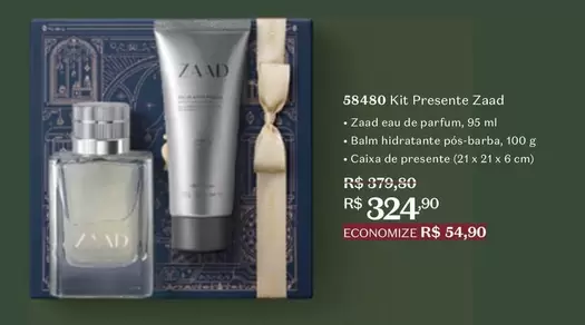 Oferta de Zaad - Kit Presente por R$324,9 em O Boticário