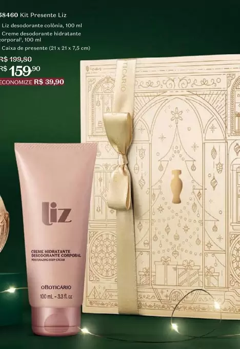 Oferta de Liz - Kit Prosecco Liz por R$159,9 em O Boticário