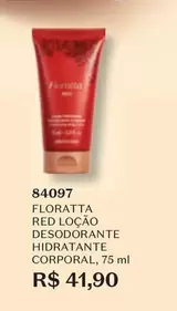 Oferta de Floratta - Red Loção Desodorante Hidratante Corporal por R$41,9 em O Boticário