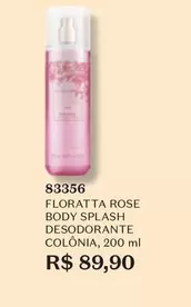 Oferta de Floratta - Rose Body Splash Desodorante Colônia por R$89,9 em O Boticário