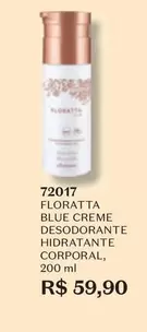 Oferta de Floratta - Blue Creme Desodorante Hidratante Corporal por R$59,9 em O Boticário