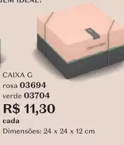 Oferta de Rosa - Caixa G por R$11,3 em O Boticário