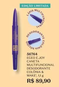 Oferta de Egeo - Caneta Multifuncional Desodorante Colônia & Make por R$89,9 em O Boticário