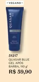 Oferta de Quasar - Blue Gel Após Barba por R$59,9 em O Boticário