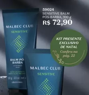 Oferta de Malbec - Kit Presente Exclusivo De Natal por R$72,9 em O Boticário