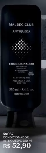 Oferta de Malbec - Condicionador por R$52,9 em O Boticário