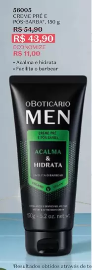 Oferta de O boticario - Óboticario Men Óleo Corp. por R$439,9 em O Boticário