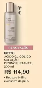 Oferta de Pelé - Acido Glicolico Solução Desincrostante por R$114,9 em O Boticário