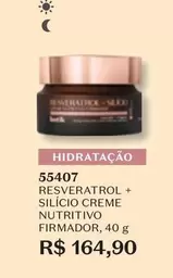 Oferta de O boticario - Resveratrol + Silicio Creme Nutritivo Firmador por R$164,9 em O Boticário