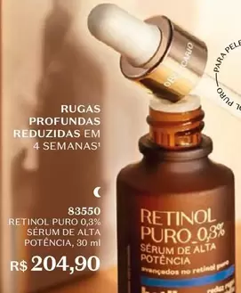 Oferta de One - Puro 0,3% Sérum De Alta Potência por R$204,9 em O Boticário