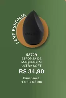 Oferta de O boticario - Esponja De Maquiagem Ultra Soft por R$34,9 em O Boticário