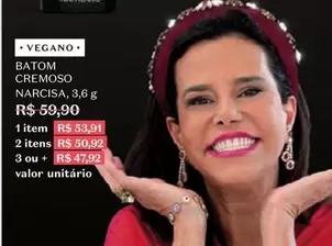 Oferta de Cremoso - Batom Cremoso por R$53,91 em O Boticário