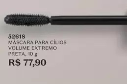 Oferta de O boticario - Máscara Para Cíllos Volume Extremo Preta por R$77,9 em O Boticário