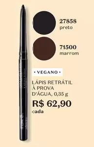 Oferta de Lápis Retrátil À Prova D'acua por R$62,9 em O Boticário