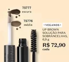 Oferta de Up Brown Solução Para Sobrancelhas por R$72,9 em O Boticário