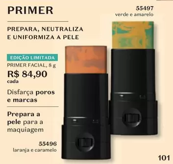 Oferta de Primer - Prepara, Neutraliza E Uniformiza A Pele por R$84,9 em O Boticário