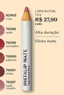 Oferta de Rosa - Match Té por R$27,9 em O Boticário