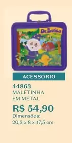 Oferta de O boticario - Maletinha Em Metal por R$54,9 em O Boticário