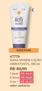 Oferta de Boti - Nina Neném Loção Hidratante por R$44,91 em O Boticário