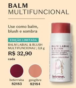 Oferta de Balm Multifuncional por R$32,9 em O Boticário