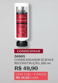 Oferta de O boticario - Condicionador Science Reconstrução por R$49,9 em O Boticário