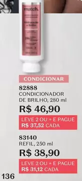 Oferta de O boticario - Condicionador De Brilho por R$46,9 em O Boticário