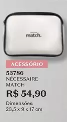 Oferta de Match - Nécessaire por R$54,9 em O Boticário