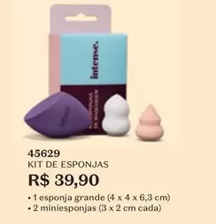 Oferta de Kit De Esponjas por R$39,9 em O Boticário