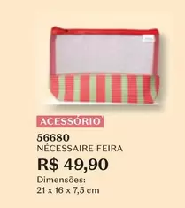 Oferta de 21 - Nécessaire Feira por R$49,9 em O Boticário