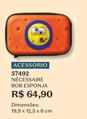 Oferta de Bob - Bob Esponja por R$64,9 em O Boticário