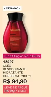 Oferta de O boticario - Óleo Desodorante Hidratante Corporal por R$84,9 em O Boticário