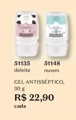 Oferta de Gel Antisseptico por R$22,9 em O Boticário