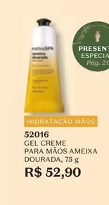 Oferta de 21 - Gel Creme Para Mãos Ameixa Dourada por R$52,9 em O Boticário