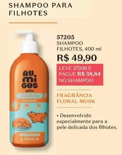 Oferta de Leve - Shampoo Filhotes por R$49,9 em O Boticário