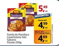 Oferta de Novo - Farofa De Mandioca Caseirissima por R$5,49 em Tenda Atacado