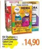 Oferta de Salon Line - Kit Shampoo + Condicionador por R$14,9 em Atacadão