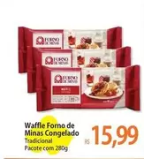 Oferta de Minas - Waffle Forno De  Congelado por R$15,99 em Atacadão