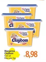 Oferta de Claybom - Margarina por R$8,98 em Atacadão