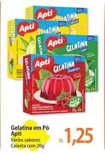 Oferta de Apti - Gelatina Em Pó por R$1,25 em Atacadão