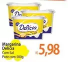 Oferta de Delícia - Margarina por R$5,98 em Atacadão