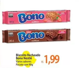 Oferta de Nestlé - Biscoito Recheado Bono por R$1,99 em Atacadão