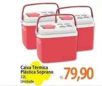 Oferta de Térmica - Caixa Térmica Plástica Soprano por R$79,9 em Atacadão