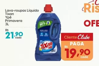 Oferta de Tixan - Lava-Roupas Líquido por R$21,9 em Rissul