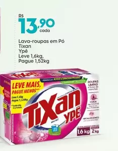 Oferta de Tixan Ypê - Lava-Roupas Em Pó por R$13,9 em Rissul