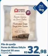 Oferta de Forno de Minas - Pão De Queijo por R$32,98 em Sam's Club