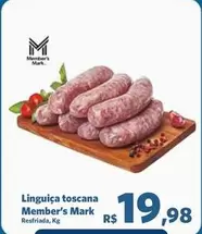 Oferta de Member's Mark - Linguiça Toscana por R$19,98 em Sam's Club