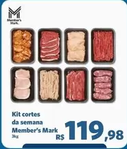 Oferta de Member's Mark - Kit Cortes Da Semana por R$119,98 em Sam's Club