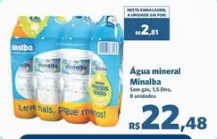 Oferta de Minalba - Agua Mineral por R$22,48 em Sam's Club