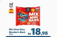 Oferta de Mix -  Choco Bars por R$18,98 em Sam's Club