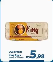 Oferta de Jumbo - Ovo Branco King Eggs por R$5,98 em Sam's Club